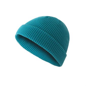 sombrero de color sólido cúpula tapa de lana caliente Gorros de punto 