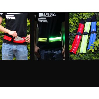 Cinturón de ejecución Cinturón USB Recargable LED Paquete de cintura Fanny Pack para hombres mujeres 