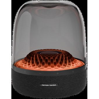 Harman Kardon Aura Studio 4 - Altavoz Bluetooth para el hogar - Rendimiento  de sonido superior - 5 temas de iluminación con efecto diamante 