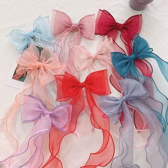Pinzas para el pelo con lazo para niña pequeña pasadores de colores bonitos accesorios 2021 horquilla para cabello para niños 