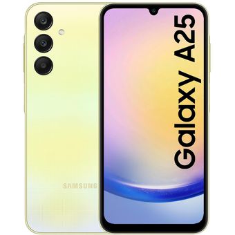 Samsung Galaxy A25 5G 6GB/128GB Amarillo - Teléfono móvil