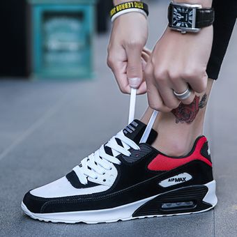 Zapatillas de deporte elevadoras con amortiguación de aire negro 