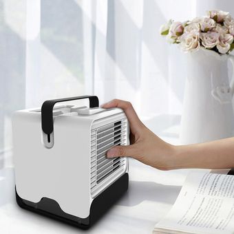 enfriador de aire Mini USB humidificador de aire acondicionado portátil purificador de aire ligero de escritorio ventilador de refrigeración para Ministerio del Interior 