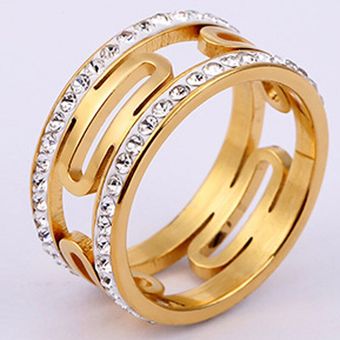 Sivlergolden Wheel Ring Wedding Compromise Rellene El De De 
