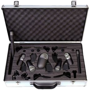 Kit de Micrófonos SOUNTRACK DRM-7 Para Batería Percusiones