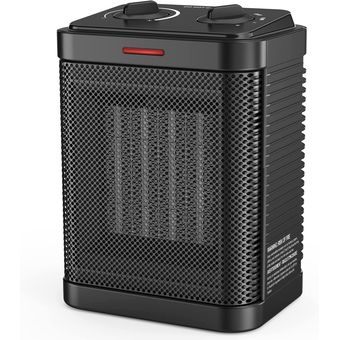 Calentador Ambiente Portátil Calefactor Eléctrico 1500W Tecnología PTC  Silencioso