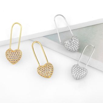 Flola Tiene Cuidado Con Los Pendientes De Oro Cz Cz La Sra 