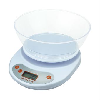 Bascula Digital En Gramos Multiusos De 1g A 5 Kg Con Tara Tazón