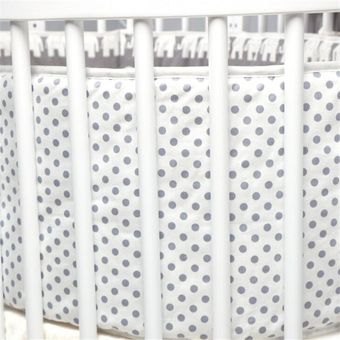 Parachoques de cama de bebé de dibujos animados decoración de habitación de bebé Protector de cuna de bebé recién nacido Protector de cuna de algodón cojín de cuna de bebé 
