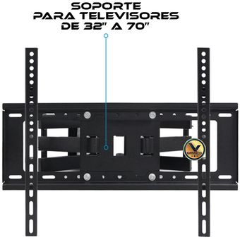 Soporte de Pared con Movimiento para TV 32 - 70 Virtual Zone Soporte de  Pared con Movimiento para TV 32 - 70