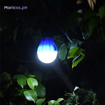 Lámpara colgante de tienda 3LED 3 modos Luz de bombilla de mosquetón de emergencia SOS para exteriores 