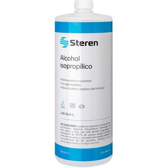 Alcohol Isopropílico En Aerosol Steren Lim-Alh Color Blanco