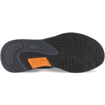 Tenis puma negro online con naranja