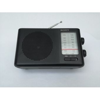 Radio FM/AM de sintonización analógica portátil, ICF-19