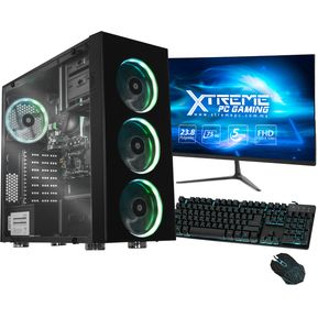 Xtreme PC Gaming Intel Core I7 10700 16GB SSD 480GB Monitor...