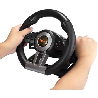 Soporte de volante de carreras y pedal plegable (PC, Xbox, PS4