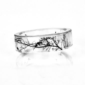 Nuevo Anillo De Resina De Estilo Marino Joyas De Fiesta De Y 