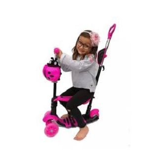 Patineta Scooter Monopatín 5 En 1 Niño Y Niña Luces Triciclo ROSADO – La  Tienda del Bebe