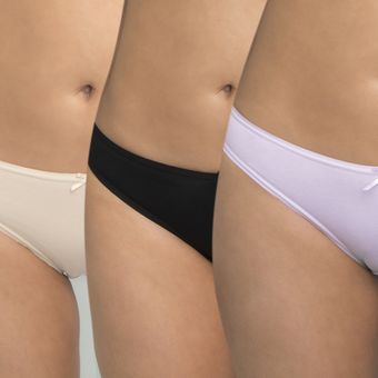 INTIME Pack de 3 Calzones Mujer Intime