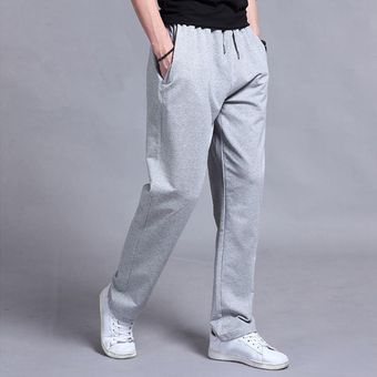 Pantalones deportivos de algodón de punto para hombre  ropa de calle.. 