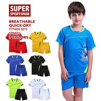 Agoky Conjunto de Deportivo para Niños con Camiseta de Manga Corto y Pantalones Corto de Elástico Cinturo Ropa de Deportivo para Baloncesto Fútbol Tenis 5-14 Años 