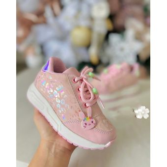 Bonito Tenis De Ni a Color Rosado C modo Tendencia 2023 Linio