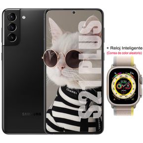 Samsung Galaxy S21 Plus 5G 8GB+128GB y Smartwatch-Black