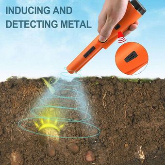 Detector de metales de mano Pinpointer impermeable Pin puntero Sonda con funda 