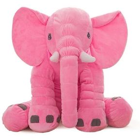 Peluche Elefante rosado Bebe Almohada Gigante 60 Cm
