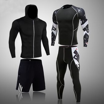gimnasio ropa deportiva de secado rápido para baloncesto Conjuntos deportivos para correr para hombre trotar Fitness 