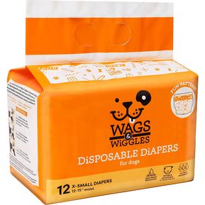 PAÑALES PARA PERROS X12UNDS WAGSWIGGLES