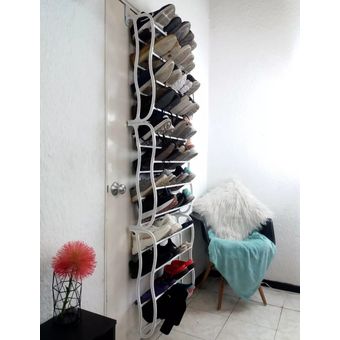 Organizador Zapatos Puerta Rack 36 Pares Resistente Zapatero