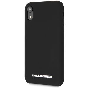 Funda Case Karl Lagerfeld Silicon Negro iPhone XR