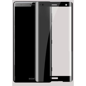MOFI Para Sony Xperia Xz2 0.3mm 9h La Dureza De La Superficie 3D Borde Curvado Tempered Glass Protector De Pantalla (negro)