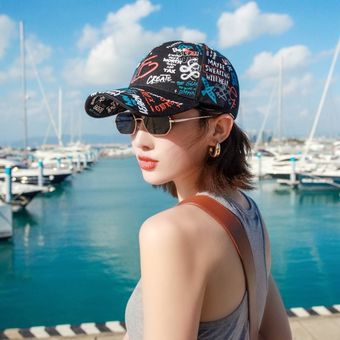gorro Gorra de béisbol con estampado de letras Para Hombre y mujer 