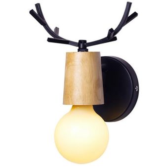 luces creativas Vintage modern Lámpara LED de pared de hierro nórdico 