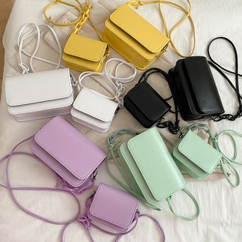 Bolso pequeño simple Bolsa de un solo hombro de alta calidad Casual Mini Portable Girls 