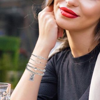 Conjunto De Pulsera De Geometría De Pulsera Vintage Joyas De 