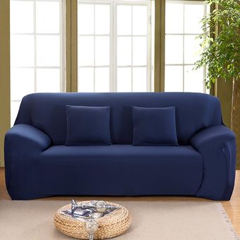 #Color 19 Funda de sofá sólida elástica para sala de estar,funda para sillón 