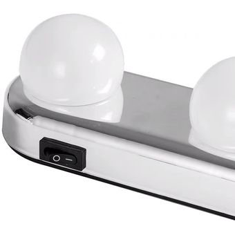 4 bombilla maquillaje Led de la luz del espejo de la succión de la Cop 