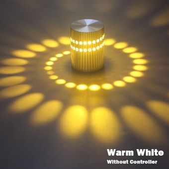 lámpara de pared artístic Luz de pared con orificio de Espiral de LED 