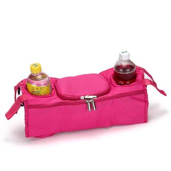rosa roja Carrito de bebé  bandeja para colgar en la espalda  bolsa para colgar  bolsa para taza  bolsa para botella  para colgar 