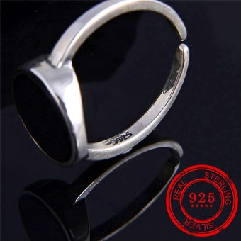 Corea Del Sur Estilo Vintage 100% Plata Esterlina 925 Anillo 