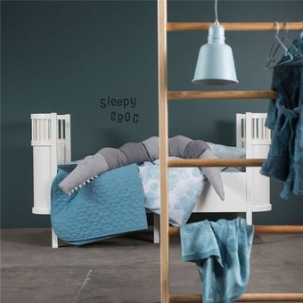 valla para cuna infantil Cojín de algodón con dibujos animados para cuna de bebé almohada para cama Protector de parachoques para cuna de bebé recién nacido decoración para habitación 
