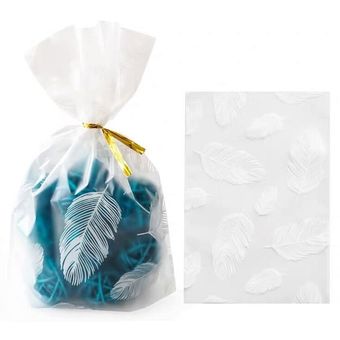 Bolsas de plástico con lazos de alambre para regalos bolsas de emba 
