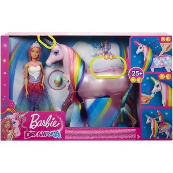 barbie con unicornio