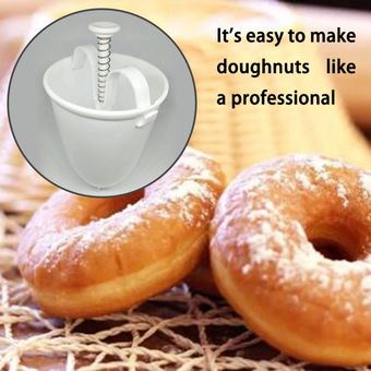 Donut Maker Dispenser Donut maker artefacto Fry Donut donut blanco pastel de molde- 