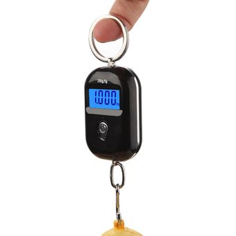 No.#2 New 25Kg x 5g Digital Hanging Scale Mini Electronic Luggage Hook Scale LCD Backlight Kitchen Steelyard 