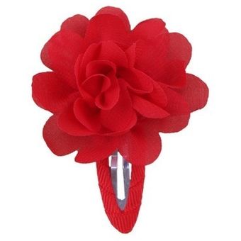 Un Bebé Hizo Un Clip De Flor De Gasa Sólido Bebé Recién Mini 