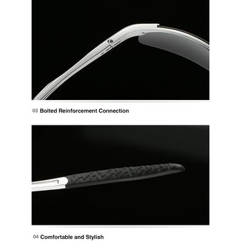 Aoron Gafas De Sol Polarizadas Para Conducción Para Hombre sunglasses 